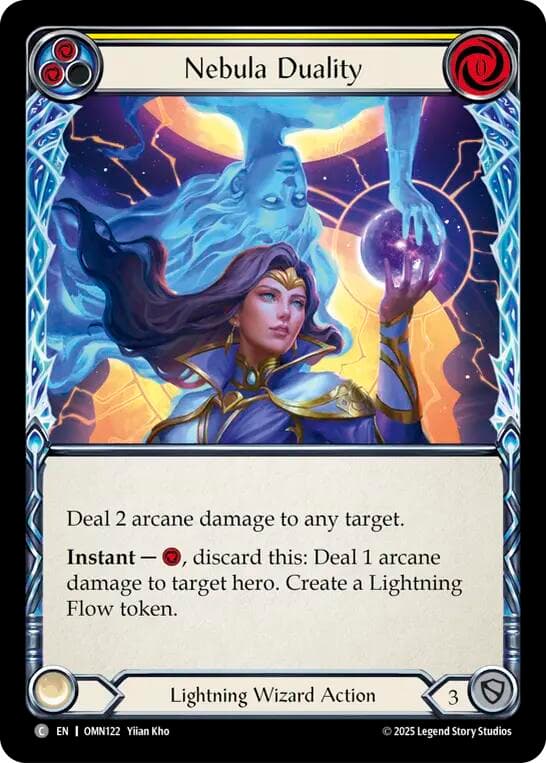 Nebula Duality (Yellow) — Omens of the Third Age card