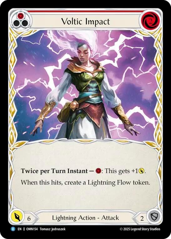 Voltic Impact — Omens of the Third Age card