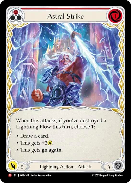 Astral Strike — Omens of the Third Age card