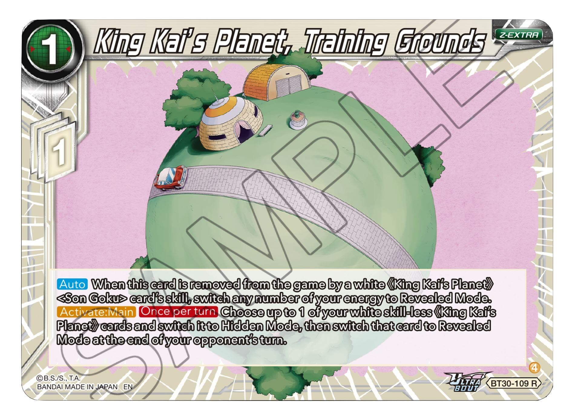 King Kai's Planet, Training Grounds — Three Glorious Fighters card