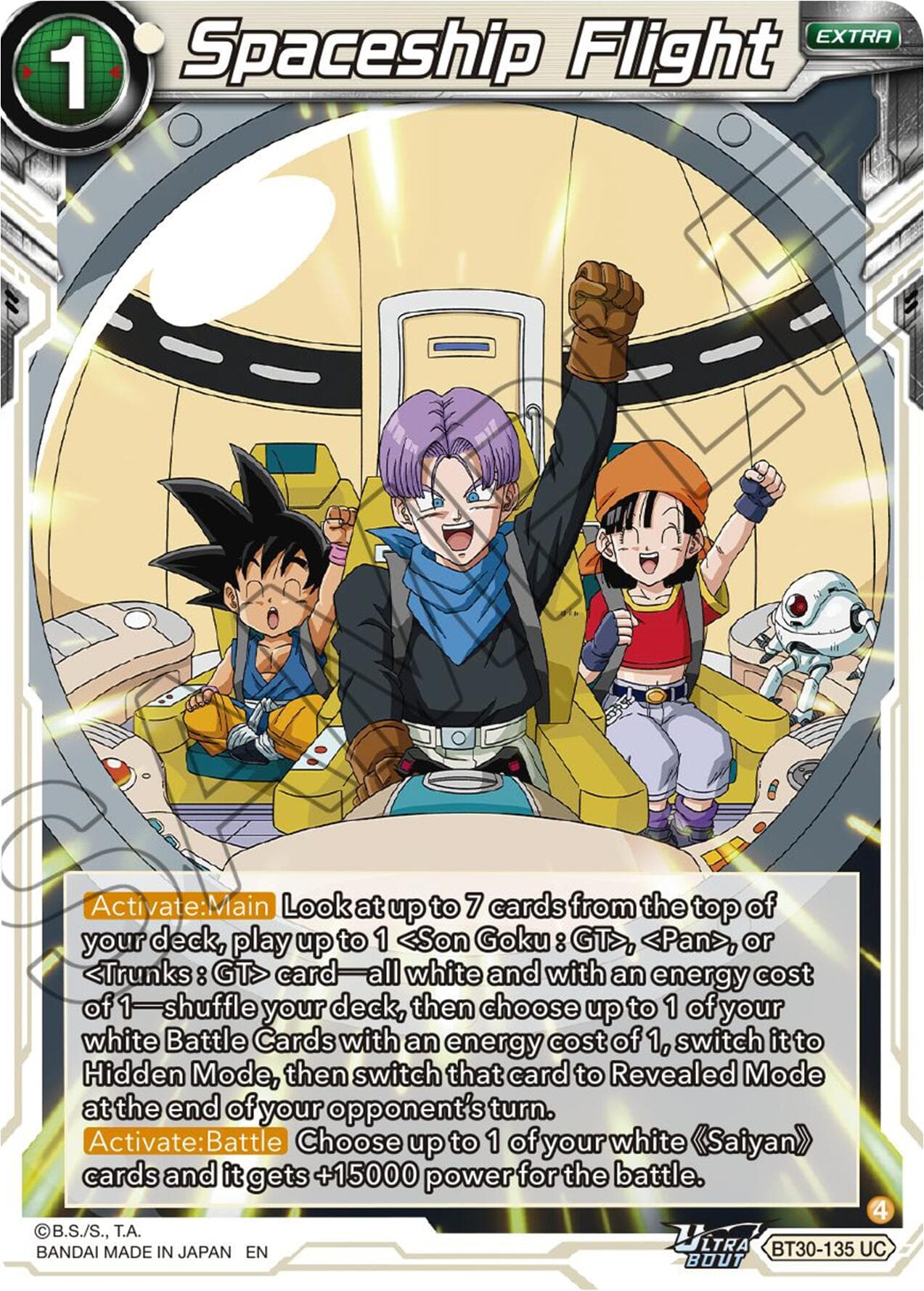 Spaceship Flight — Three Glorious Fighters card