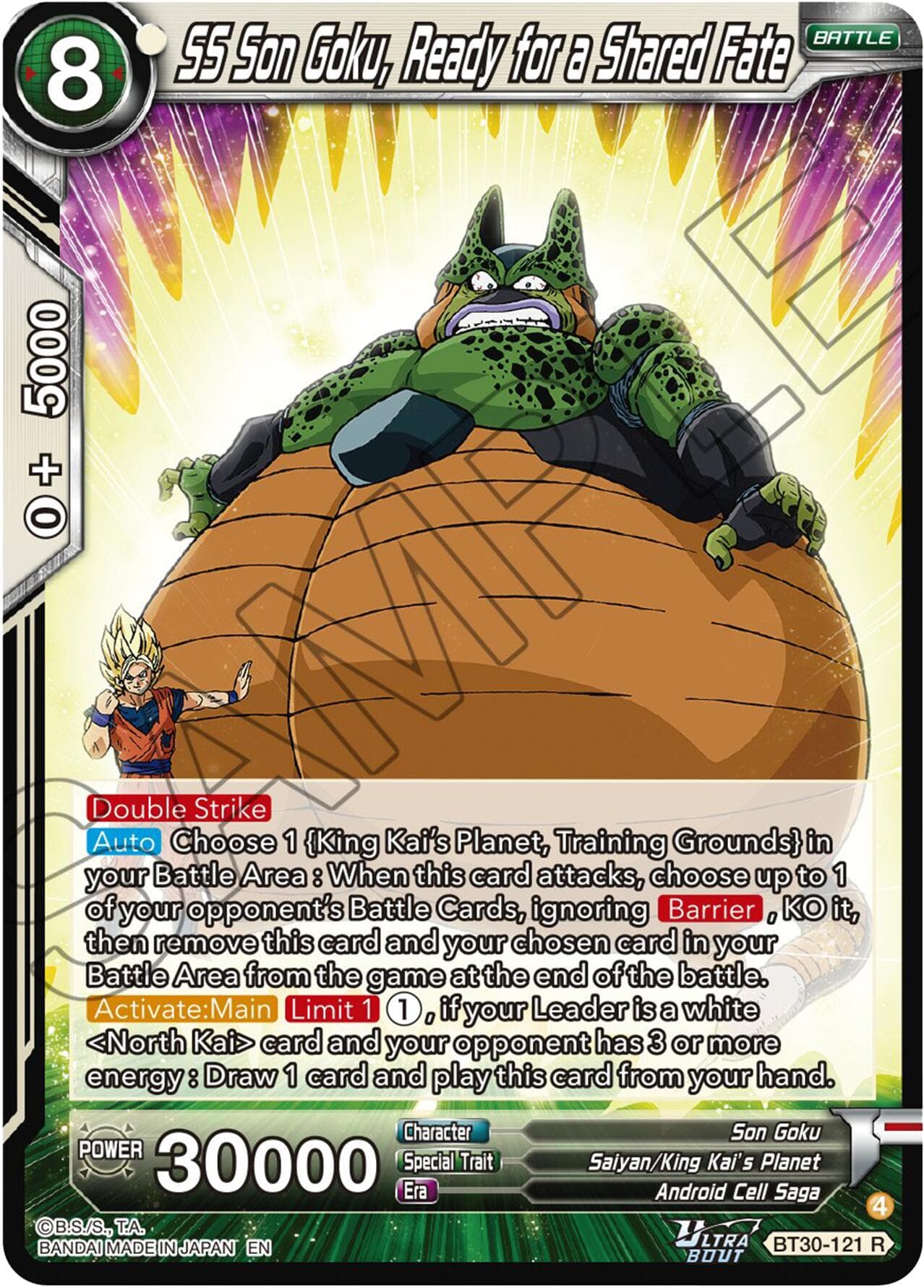 SS Son Goku, Ready for a shared Fate — Three Glorious Fighters card