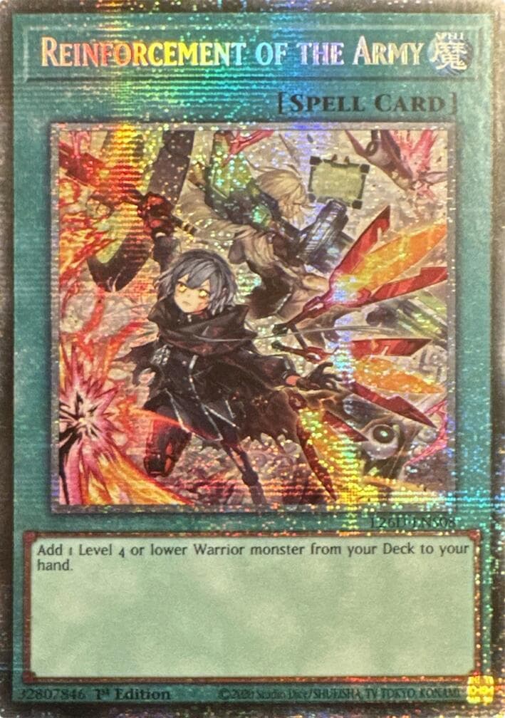 Reinforcement of the Army (Alternate Art) (Starlight Rare) — Legendary Modern Decks 2026 card