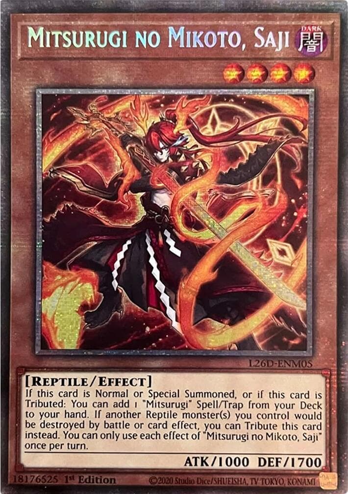 Mitsurugi no Mikoto, Saji (Starlight Rare) — Legendary Modern Decks 2026 card