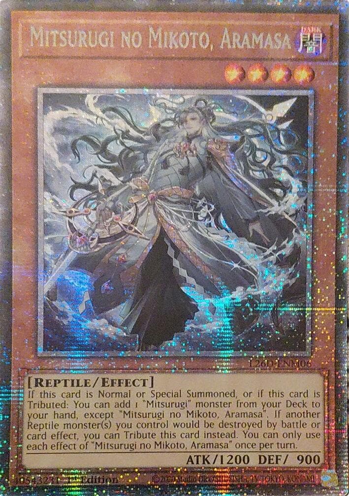 Mitsurugi no Mikoto, Aramasa (Starlight Rare) — Legendary Modern Decks 2026 card