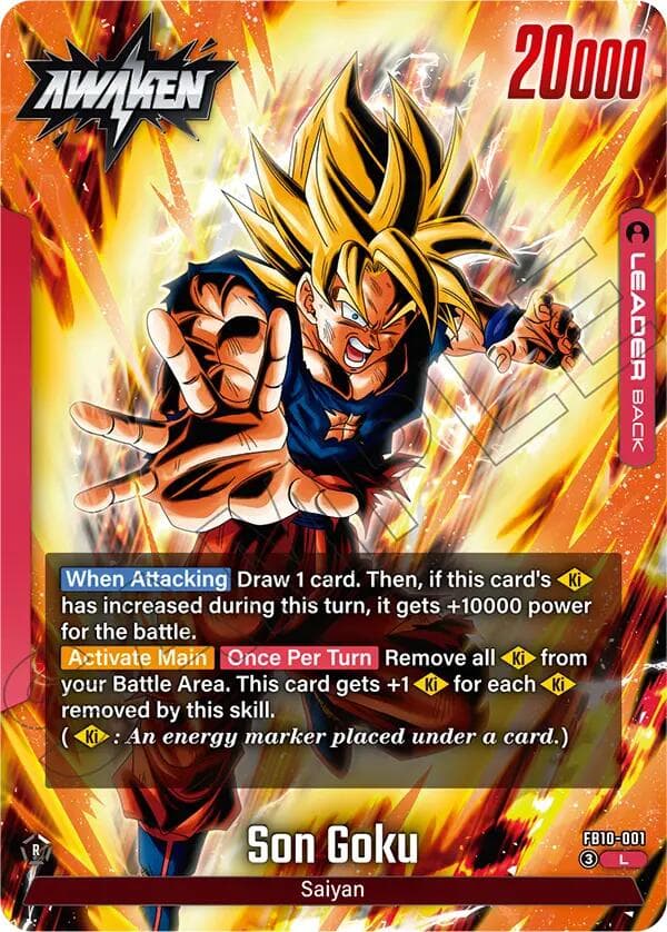 Son Goku - FB10-001 — Cross Force card