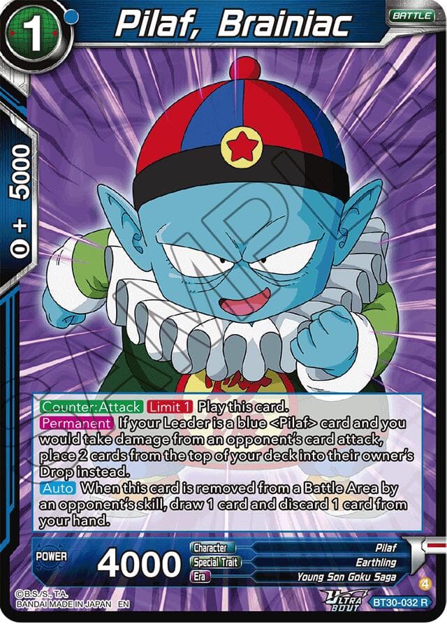Pilaf, Brainiac — Three Glorious Fighters card