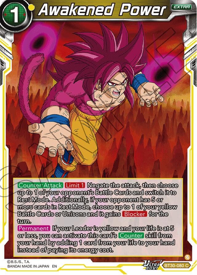 Awakened Power — Three Glorious Fighters card