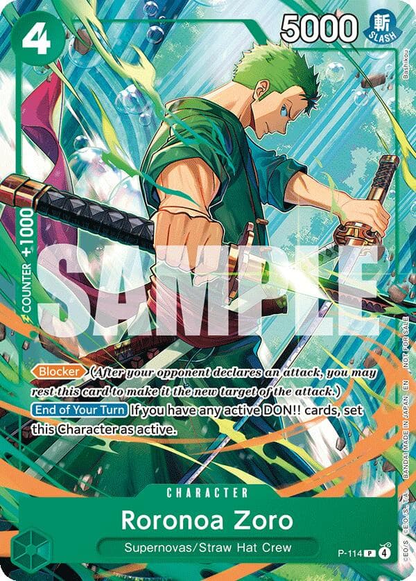 Roronoa Zoro (114) — One Piece Promotion Cards card
