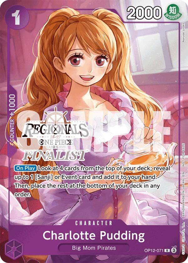 Charlotte Pudding (Regionals Finalist Card Set 26-27) — One Piece Promotion Cards card