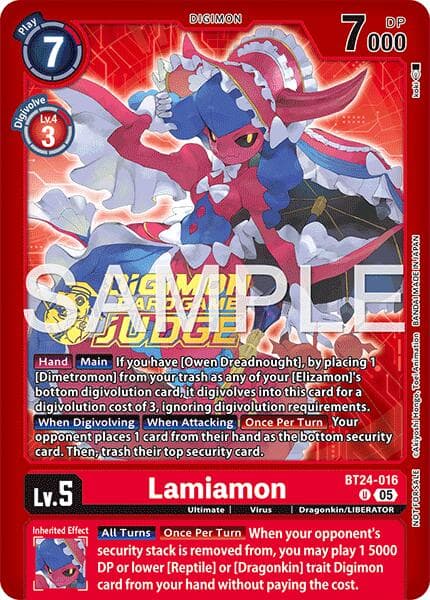 Lamiamon (Judge Pack 9) — Time Stranger card