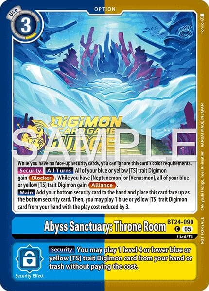 Abyss Sanctuary: Throne Room (Judge Pack 9) — Time Stranger card