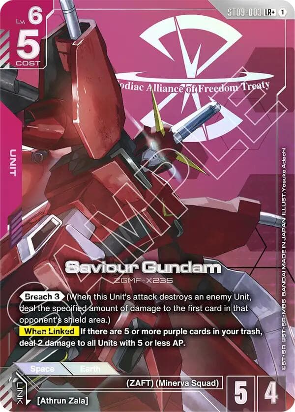 Saviour Gundam (LR+) — Starter Deck 09: Destiny Ignition card