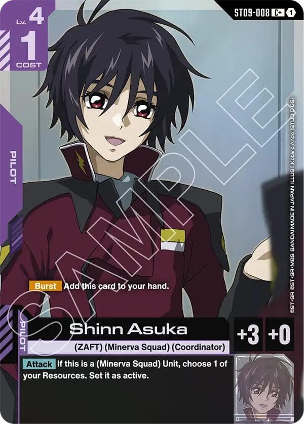 Shinn Asuka (C+) — Starter Deck 09: Destiny Ignition card