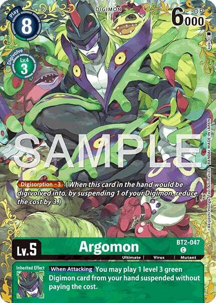Argomon - BT2-047 (Alternate Art) — Dual Revolution card