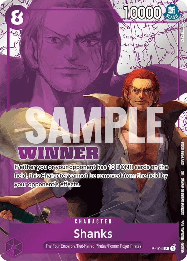 Shanks (Winner Pack 2026 Vol. 2) — One Piece Promotion Cards card