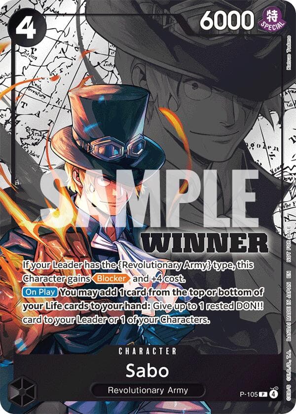 Sabo (Winner Pack 2026 Vol. 2) — One Piece Promotion Cards card