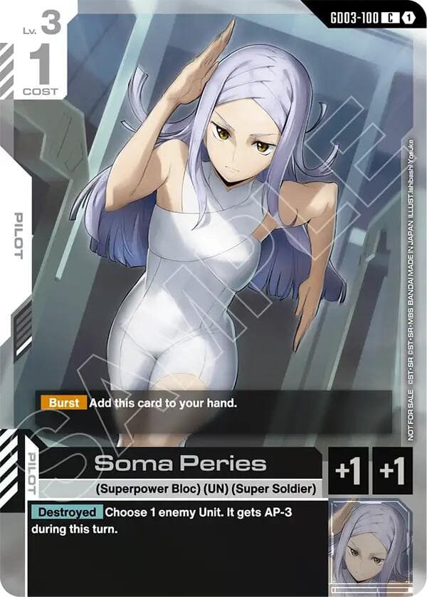 Soma Peries (WCS26-27 Participation Pack Vol.1) — Gundam Promotional Cards card