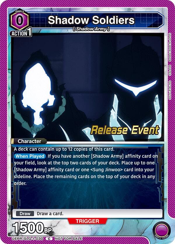 Shadow Soldiers — UE17BT: SOLO LEVELING Release Event Cards card