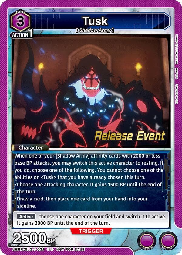 Tusk — UE17BT: SOLO LEVELING Release Event Cards card