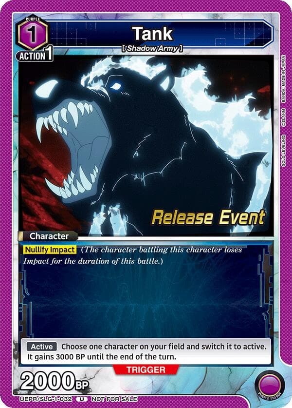 Tank — UE17BT: SOLO LEVELING Release Event Cards card