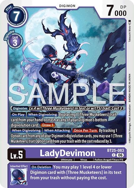 LadyDevimon — Dual Revolution card