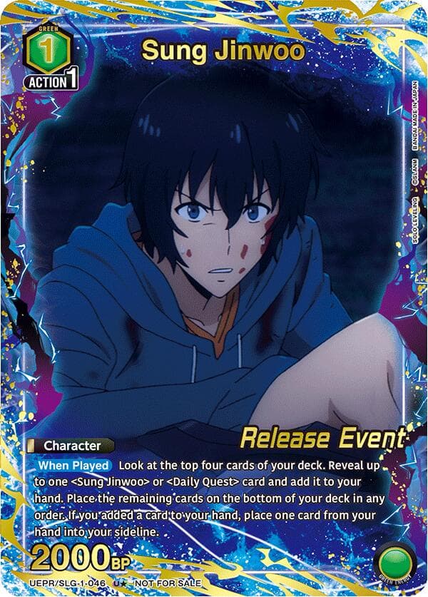 Sung Jinwoo (046) (U*) — UE17BT: SOLO LEVELING Release Event Cards card