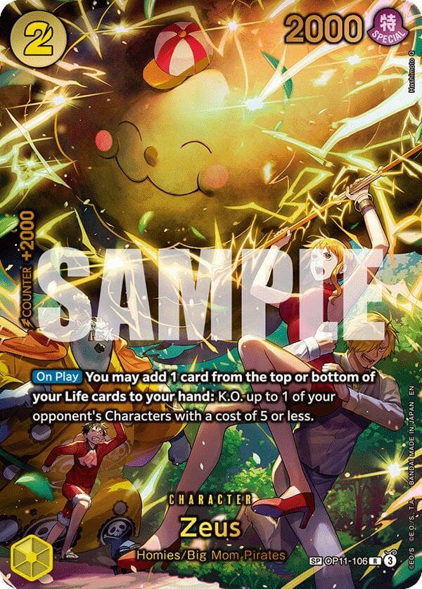 Zeus (SP) — Adventure on Kami's Island card