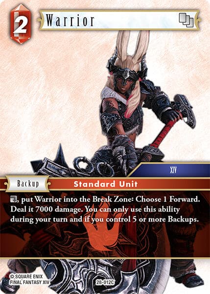 Warrior — Dreamlike Oceans card