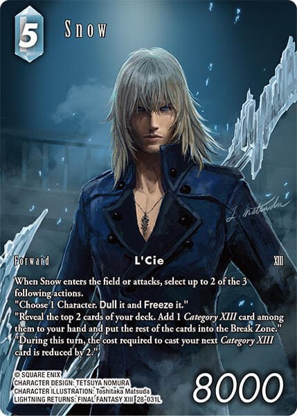 Snow (Full Art) — Dreamlike Oceans card