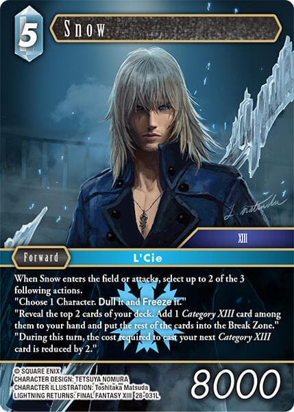 Snow — Dreamlike Oceans card