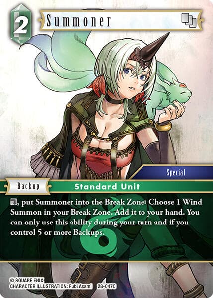 Summoner — Dreamlike Oceans card