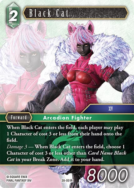 Black Cat — Dreamlike Oceans card