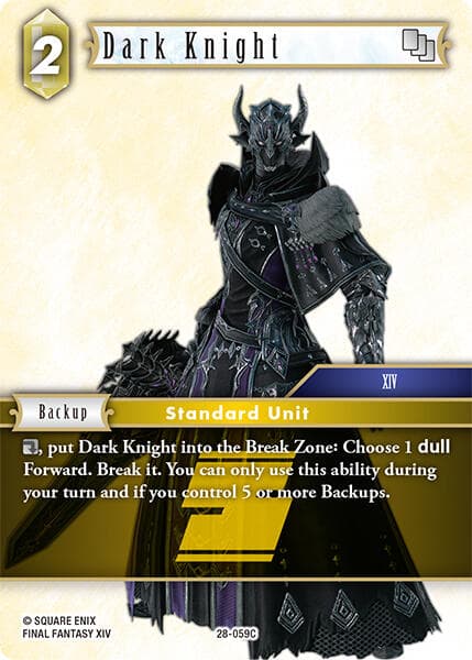 Dark Knight — Dreamlike Oceans card