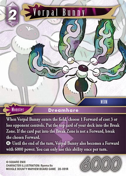 Vorpal Bunny — Dreamlike Oceans card