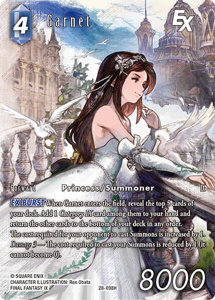 Garnet EX (Full Art) — Dreamlike Oceans card