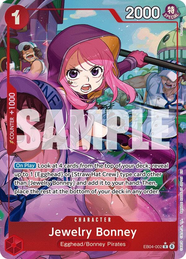 Jewelry Bonney (EB04-002) (Alternate Art) — Adventure on Kami's Island card