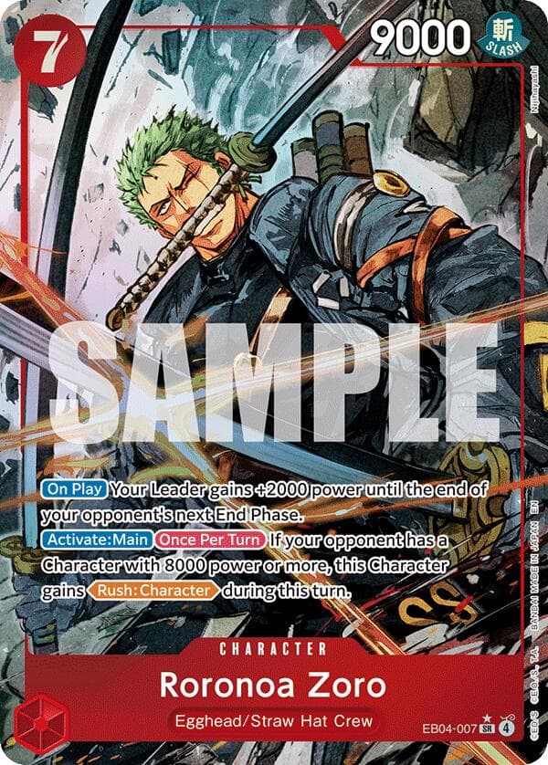 Roronoa Zoro (EB04-007) (Alternate Art) — Adventure on Kami's Island card