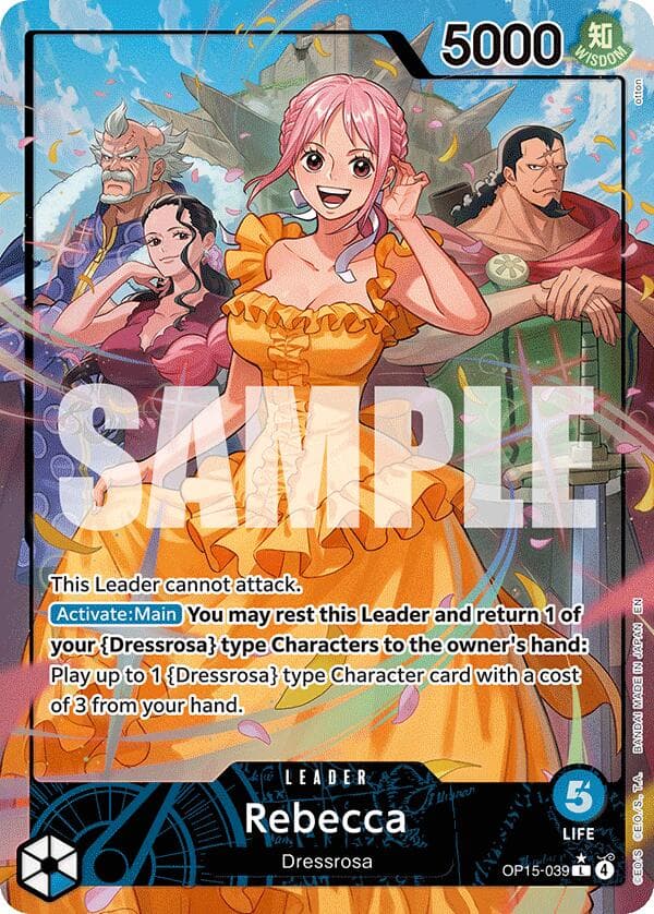 Rebecca (OP15-039) (Alternate Art) — Adventure on Kami's Island card