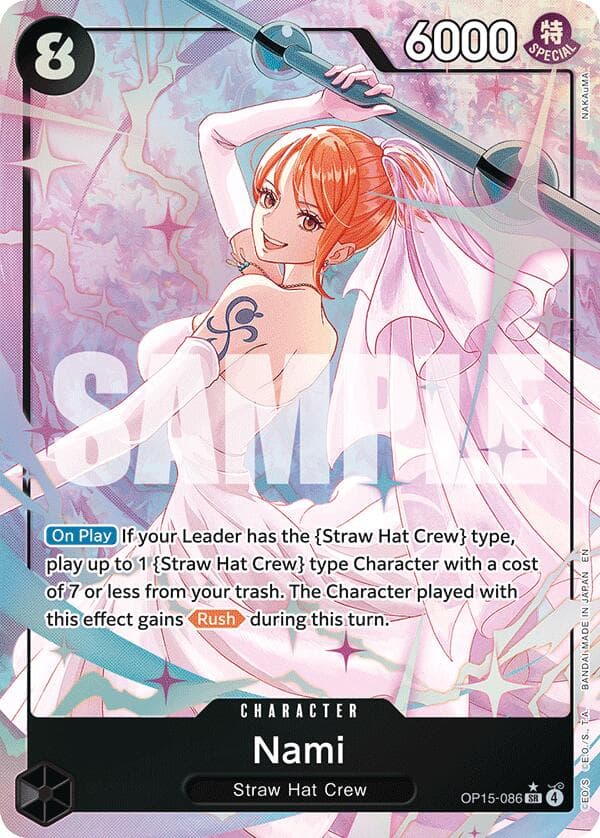 Nami (OP15-086) (Alternate Art) — Adventure on Kami's Island card