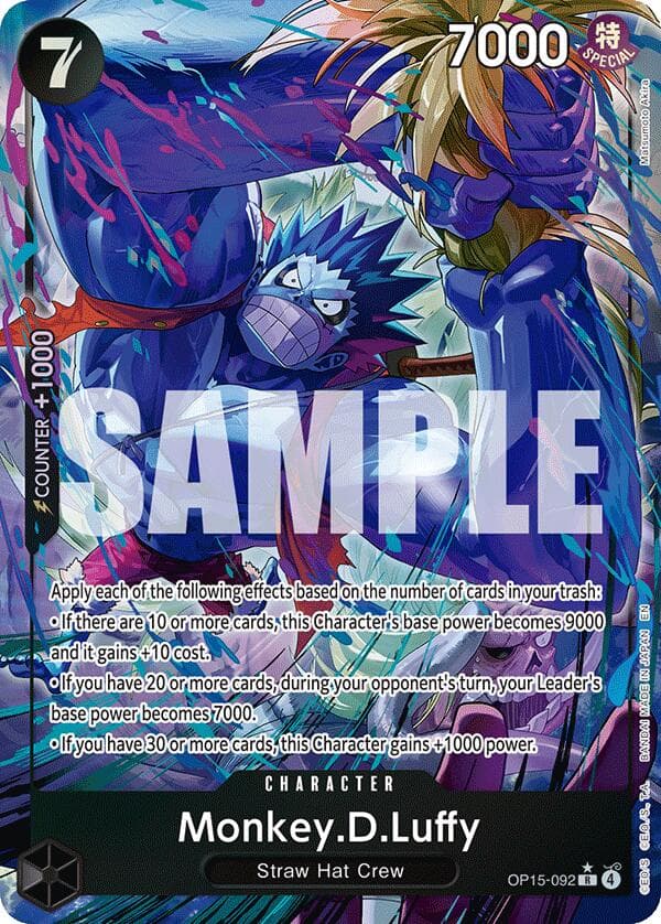Monkey.D.Luffy (OP15-092) (Alternate Art) — Adventure on Kami's Island card