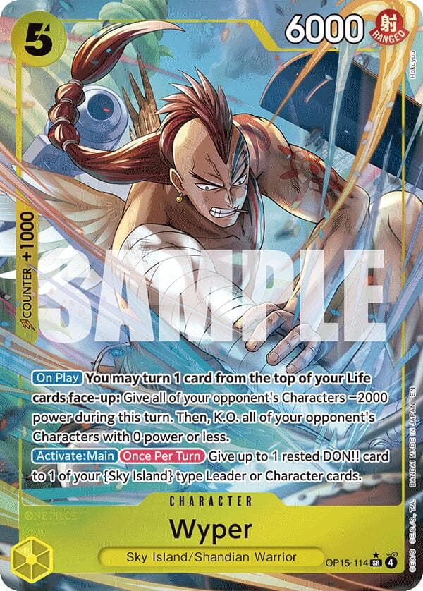 Wyper (Alternate Art) — Adventure on Kami's Island card