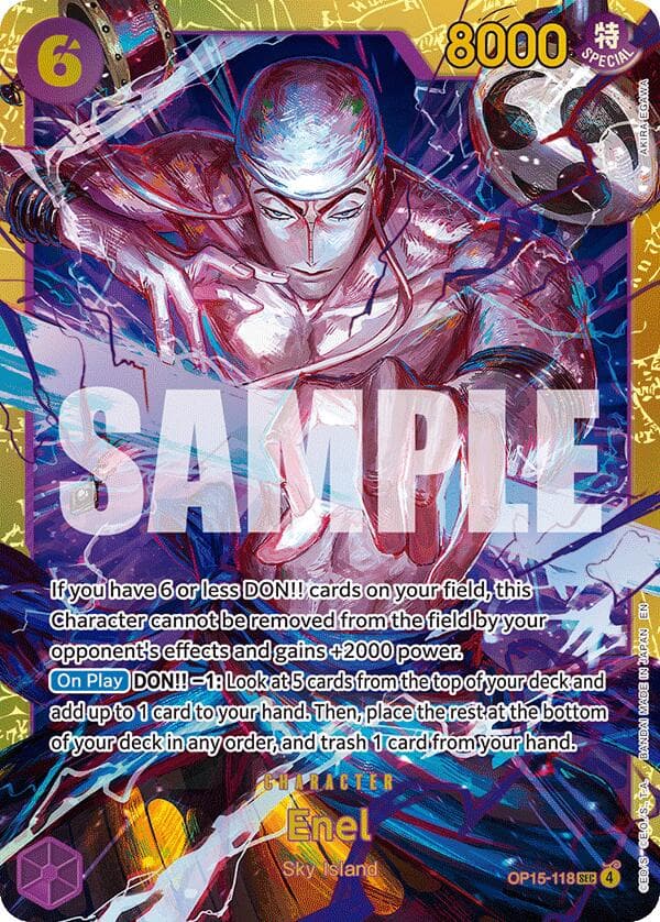Enel (OP15-118) — Adventure on Kami's Island card