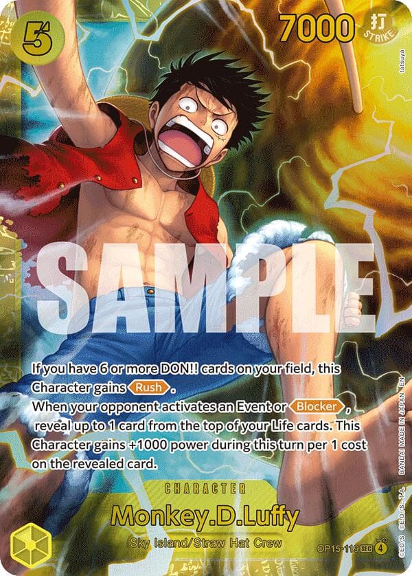 Monkey.D.Luffy (OP15-119) — Adventure on Kami's Island card