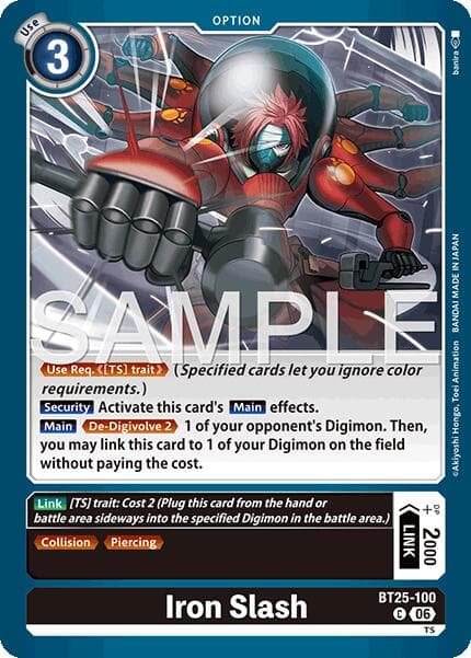 Iron Slash — Dual Revolution card