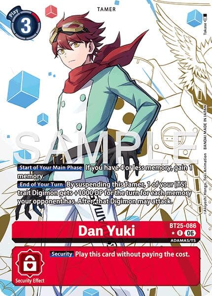 Dan Yuki (Alternate Art) — Dual Revolution card