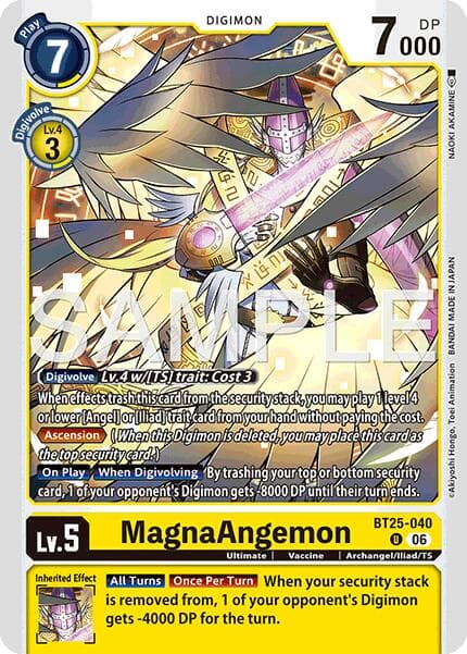 MagnaAngemon — Dual Revolution card