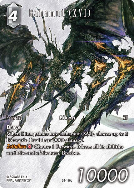 Bahamut (XVI) (Full Art) — Dreamlike Oceans card