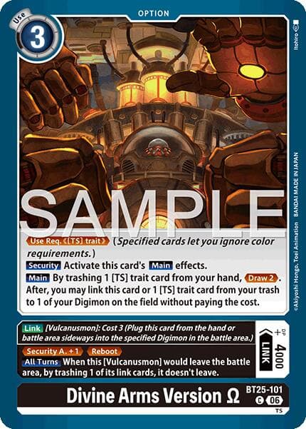 Divine Arms Version — Dual Revolution card