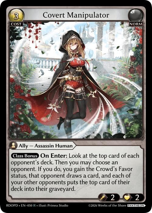 Covert Manipulator — Radiant Origins: Pantheon card